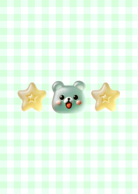 Cute gummy bear-green-