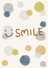 Watercolor Polka dot4 - smile21-