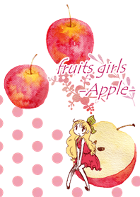 fruits girls-Apple-