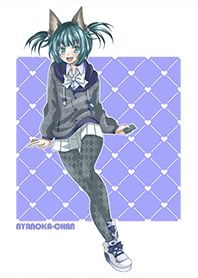 Nyanoka-chan [Uniform Ribbon version]
