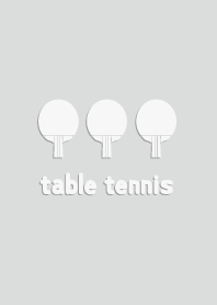Three racket, table tennis