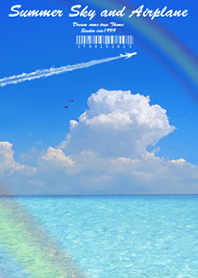 願いが叶う♥夏の海と飛行機雲4