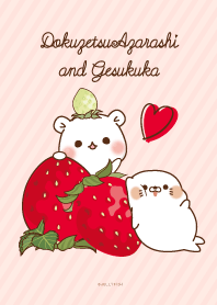 Dokuzetsuazarashiandgesukuma Strawberry Line Theme Line Store Dokuzetsuazarashiandgesukuma Strawberry Line Theme Line Store