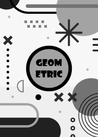 Comic Geometric White Gray