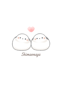 シマエナガ カップル -ホワイト-