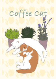 コーヒーみかん猫
