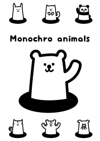 Monochro animals from JAPAN