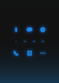 Simple Icon -BLUE-