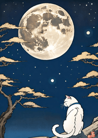Cat under the Moon 9c76e2