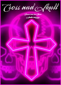 Cross and Skull pink