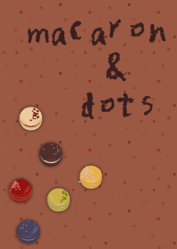 macarons & dots + beige/br