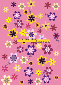 In a new life, good luck, pulled theme