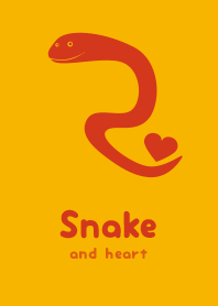 Snake & heart yamabukiiro