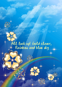 All luck up! Gold clover,and Rainbow