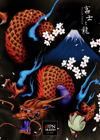 Japanese Dragon Fuji & Sakura Theme En