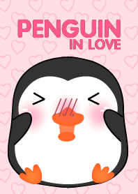 Cute Penguin In love Theme