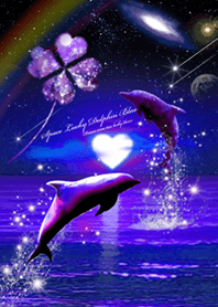 恋愛運 ♥Space Lucky Dolphin Blue♥
