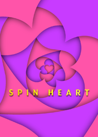 SPIN HEART -PINK & PURPLE-