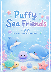 Dreamy and cute sea creatures