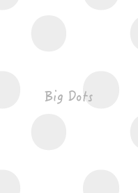 Big Dots - Silver snow