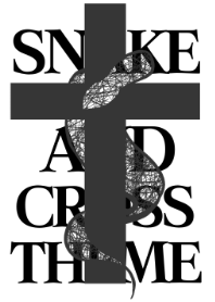 Snake and cross