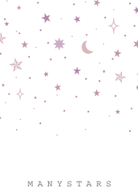 MANY STARS-WHITE PURPLE 3