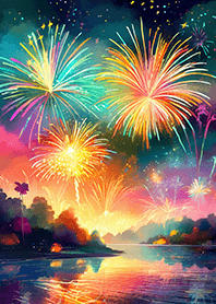 Beautiful Fireworks Theme#295