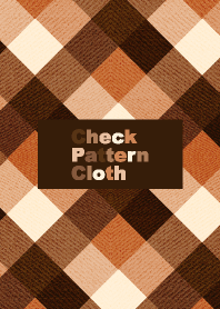 Check Pattern Cloth Brown