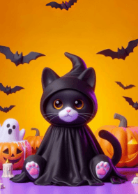 Cute Fat Cat Halloween n.12