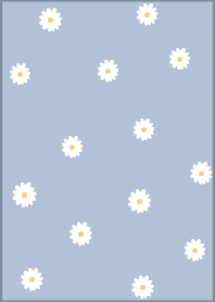 flowers bloom/milkyblue