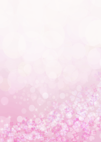 ピンク色の幸運のクローバー