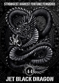 Jet black dragon Lucky 44
