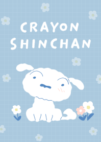 시로: 꽃무늬 누디 블루