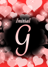 G-Initial-heart-Red&black
