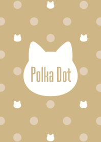 Cat Polka Dot[Natural Beige]