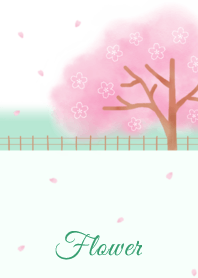 Flower 007-2 (Cherry blossoms/Mint)