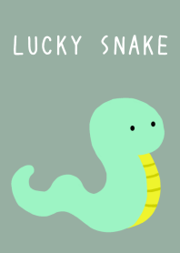 LUCKY SNAKE THEME/DUSTY GREEN