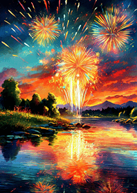 Beautiful Fireworks Theme#721