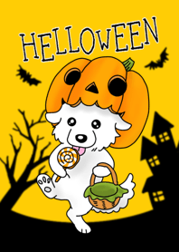 Great Pyrenees (Halloween)