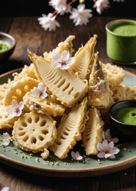 Bamboo shoots Tempura-I LOVE FOOD