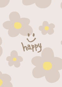 Northern Europe Beige Flower9 Japan