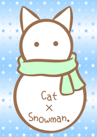 Cat Snowman.