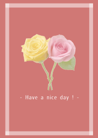 Pink & Yellow Rose Theme -10-
