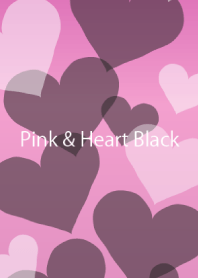 Pink & Heart Black