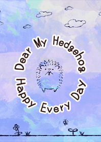 Dear My Hedgehog (purple)