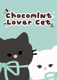 Chocomint lover cat