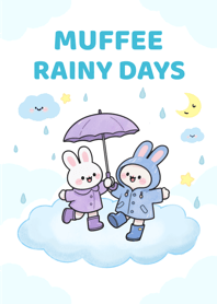 Muffee Rainy Days (Blue)
