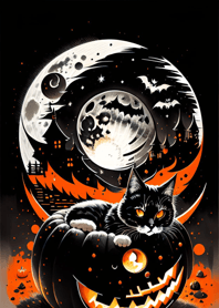 halloween cat 33D642