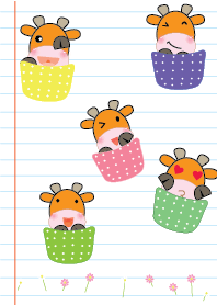ธีมยีราฟง่ายๆน่ารักๆ v.4