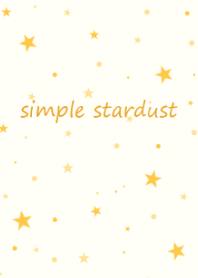 simple stardust *orange